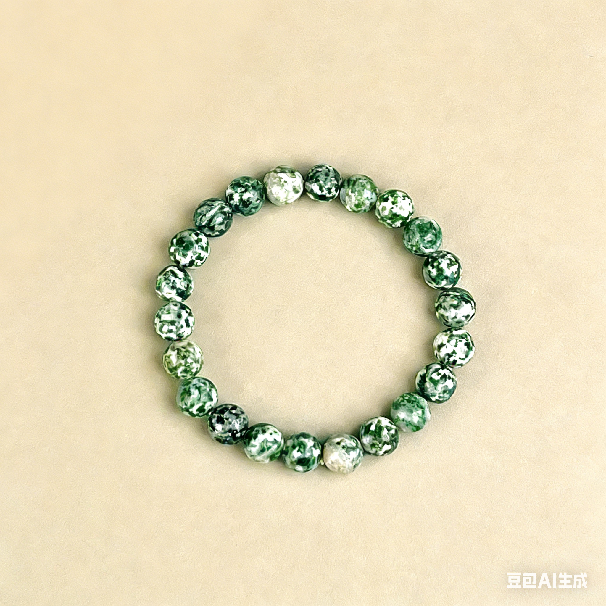 Qinghai Jasper  Beaded Bracelet