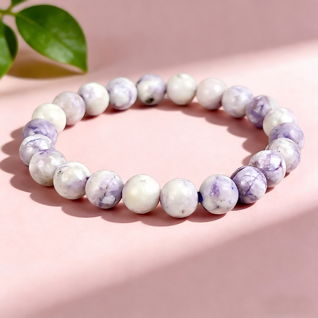 Charoite  Beaded Bracelet