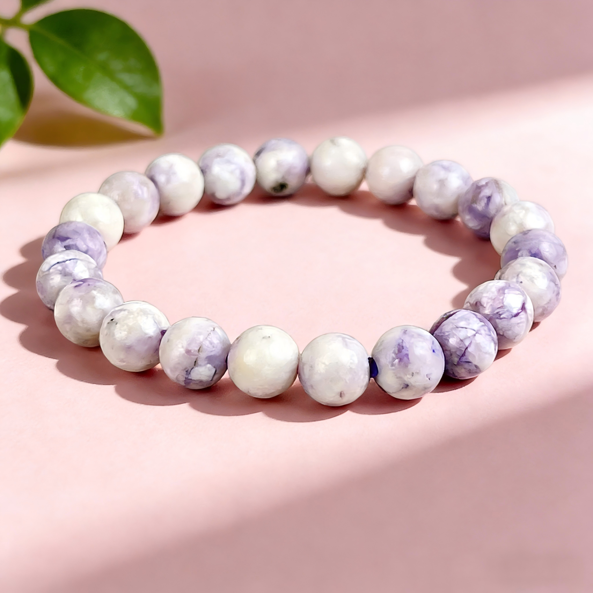 Charoite  Beaded Bracelet