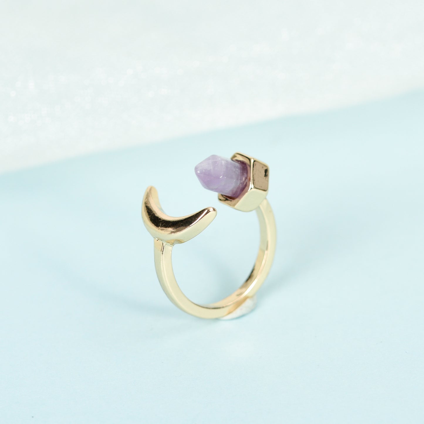 Lunar Amethyst Ring