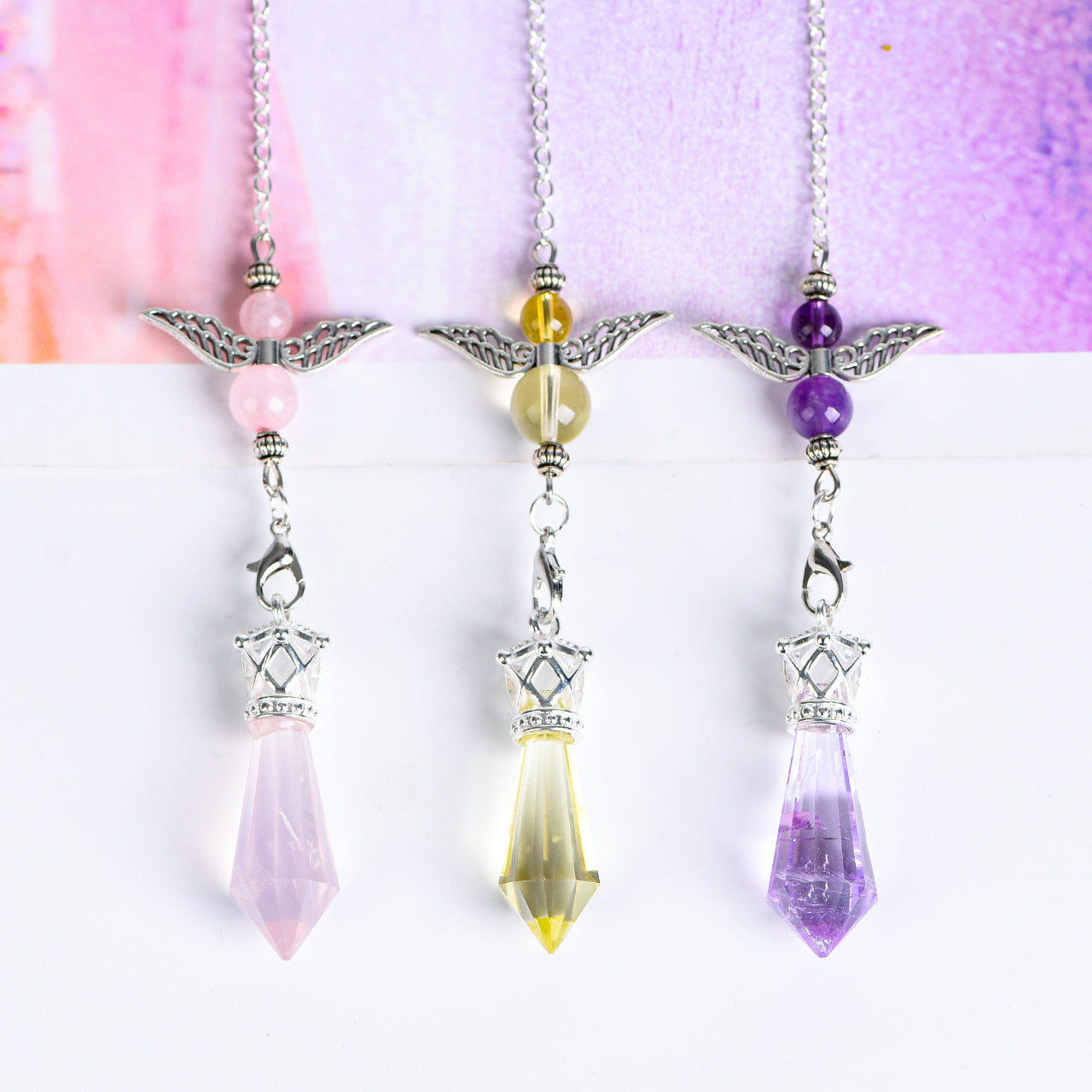 Faceted Angel Pendulum