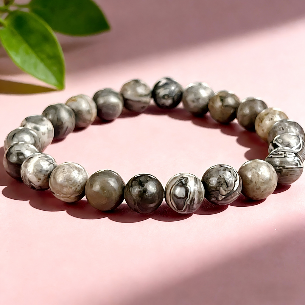 Picasso Jasper  Beaded Bracelet