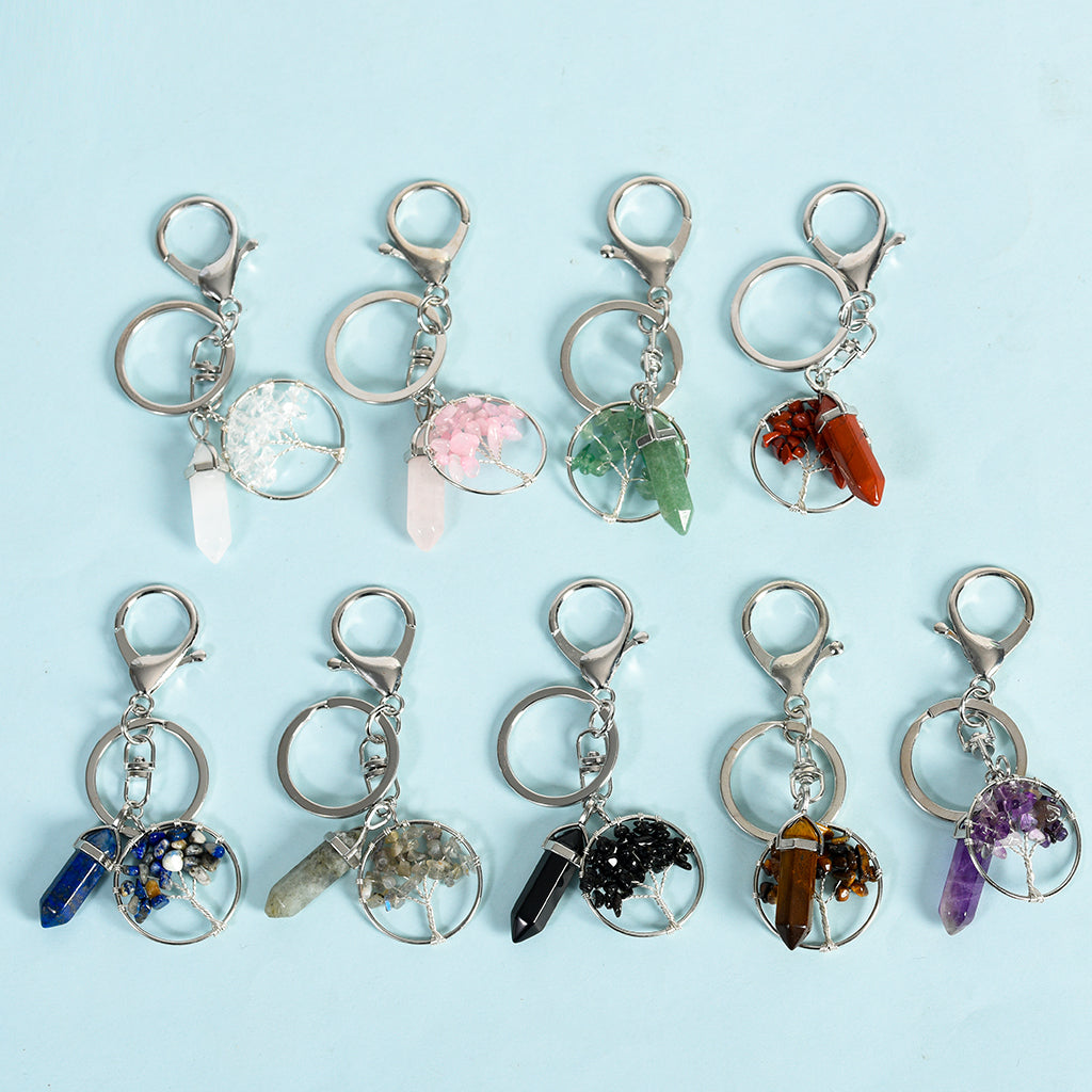 tower tree of life keychain