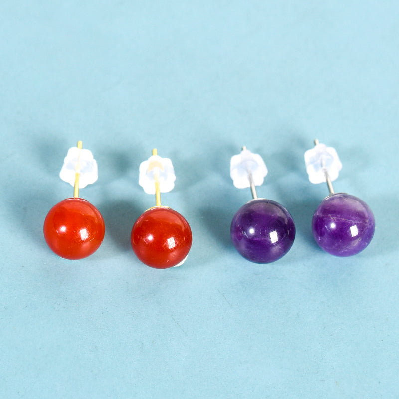 8mm Bead Earring