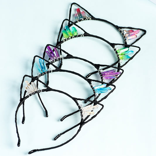 Crystal Cat Ears Headband