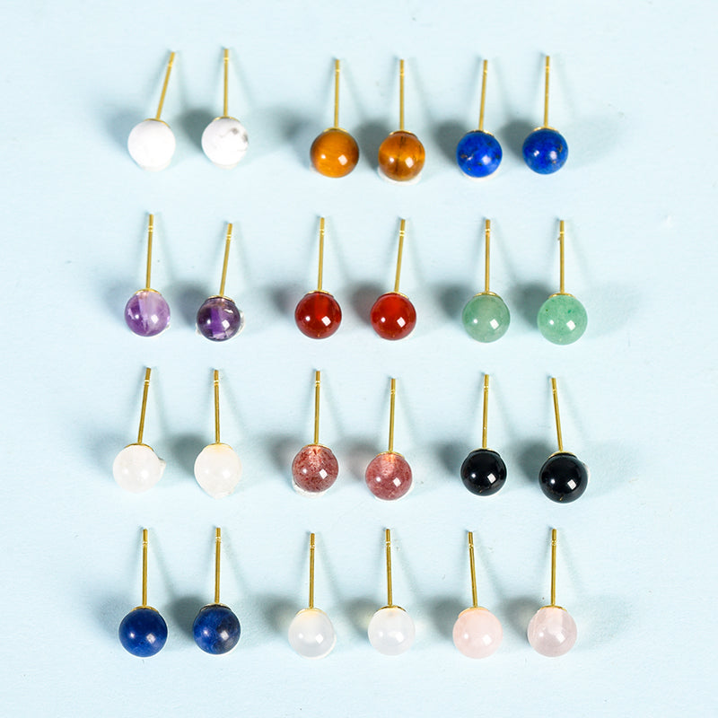 6mm Bead Earring