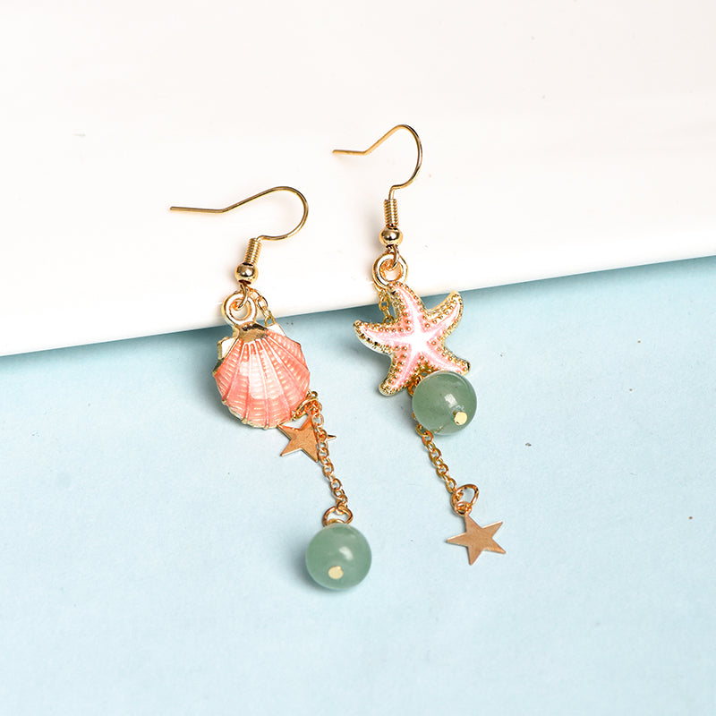 Shell Starfish Earring