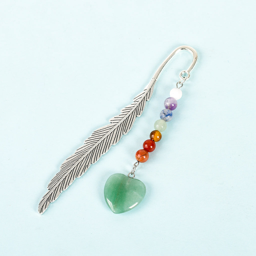 Seven Chakra Heart Bookmark