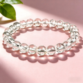 Clear Quartz  Beaded Bracelet