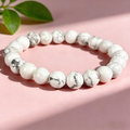 Howlite  Beaded Bracelet