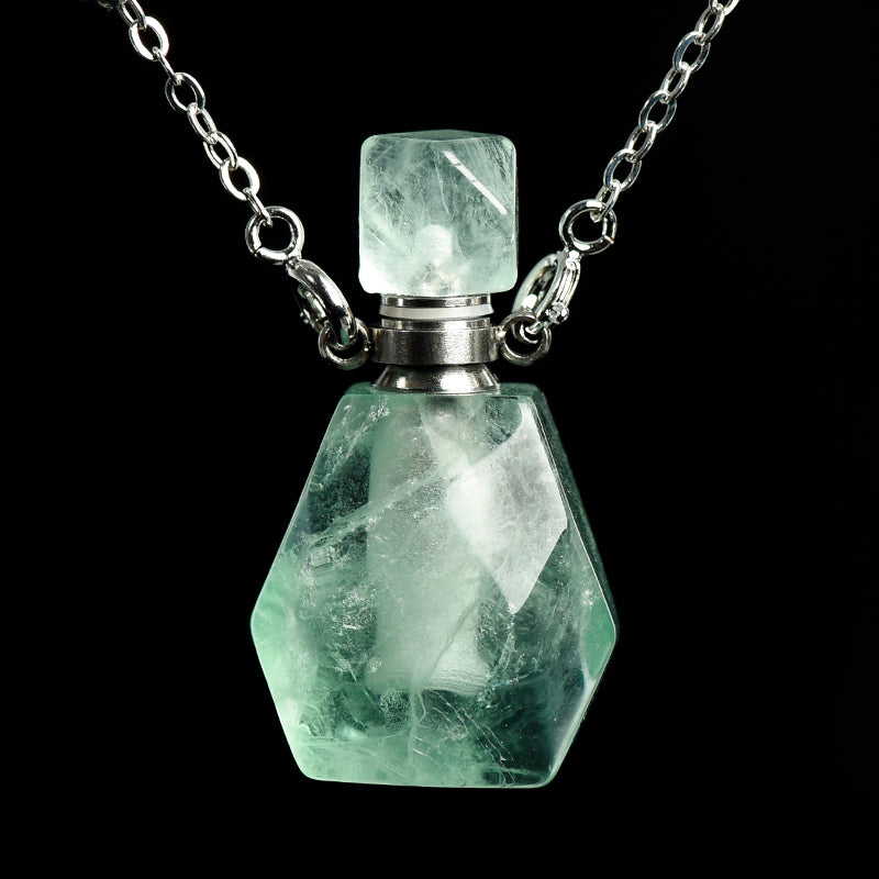 Crystal Perfume Bottle Pendant