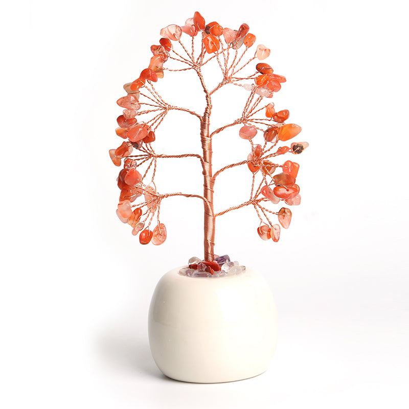 Apple Vase Crystal Tree