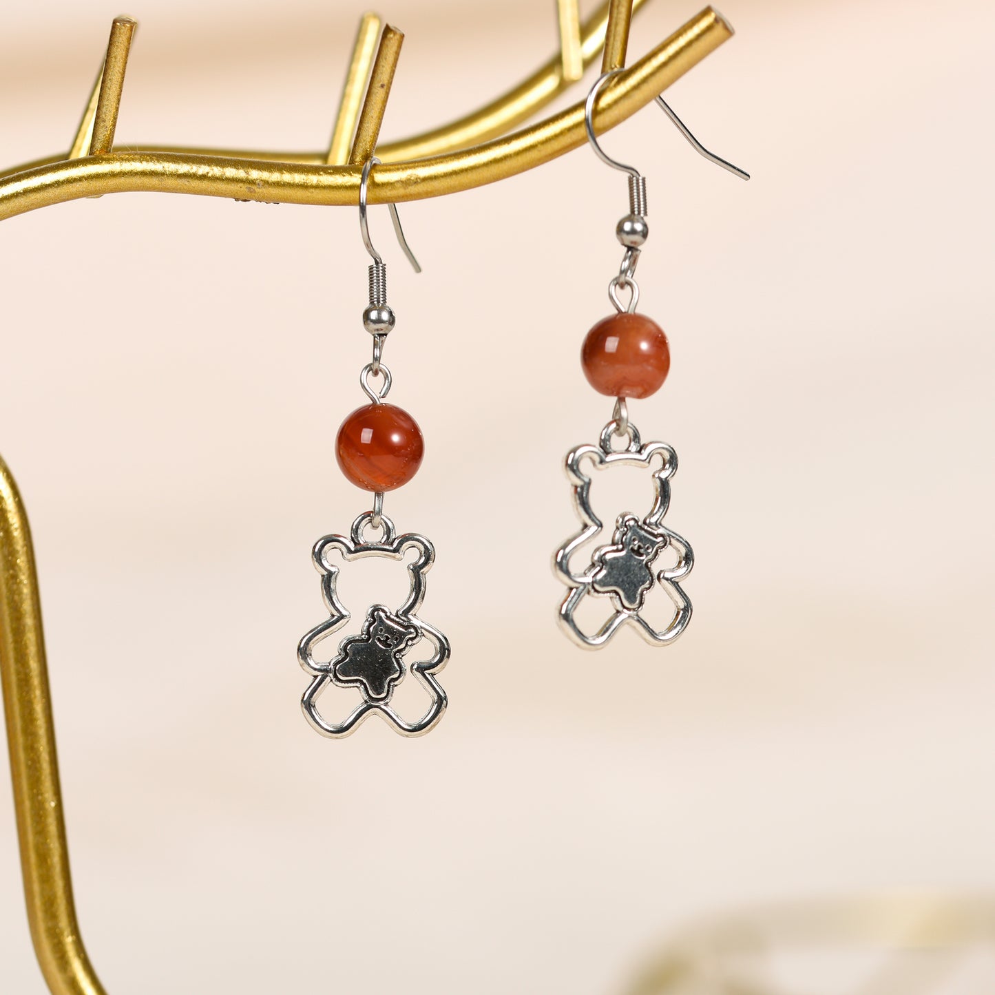 Teddy Bear Earring