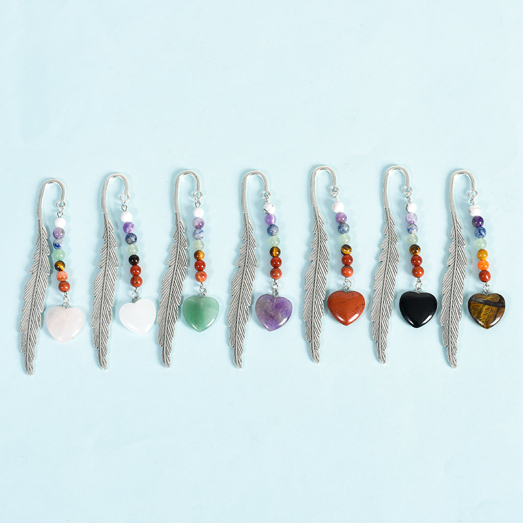 Seven Chakra Heart Bookmark