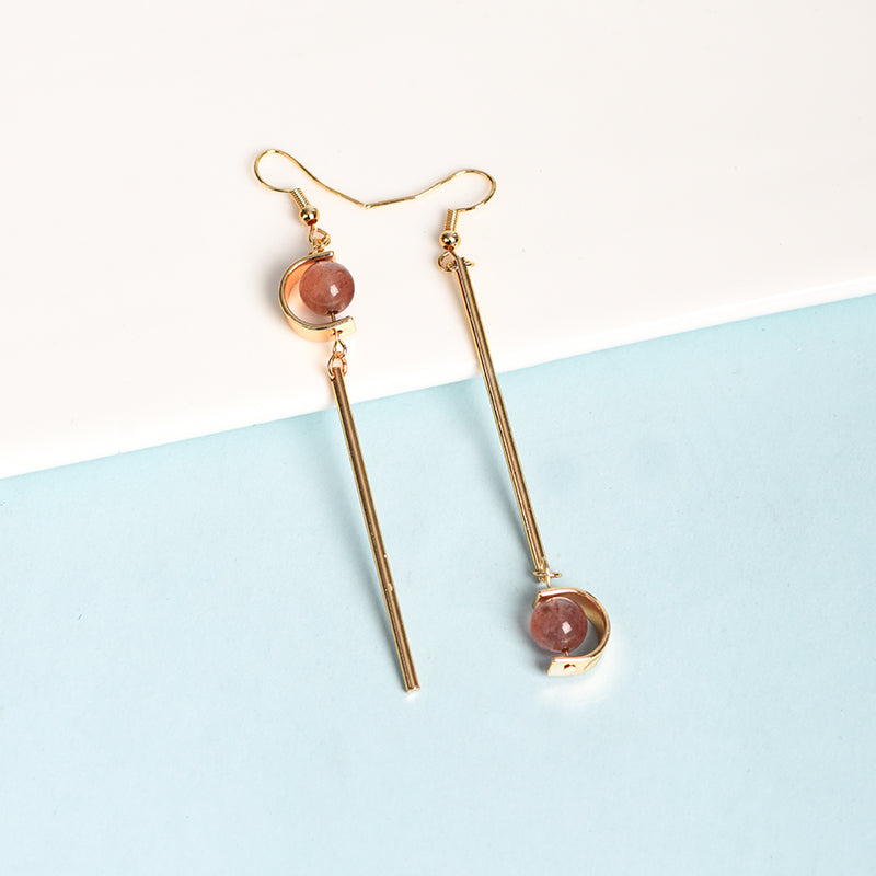 Moon Wand Earring