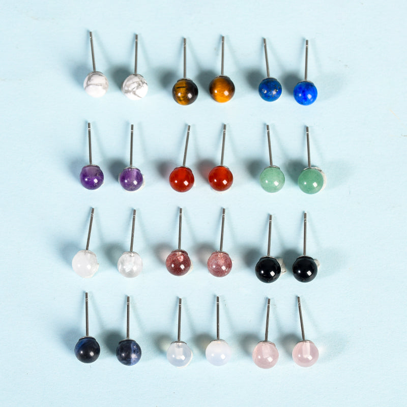 6mm Bead Earring