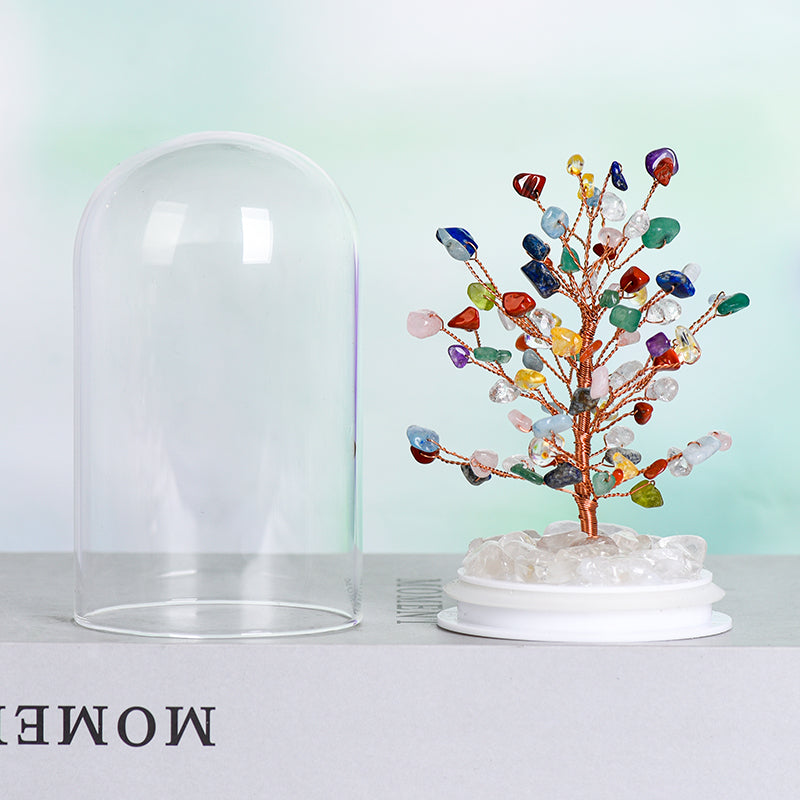 Glass Cover Lighting Crystal Tree(Medium)