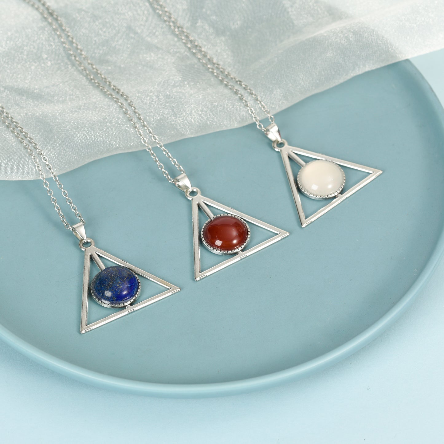 Sphere In Triangular pendant