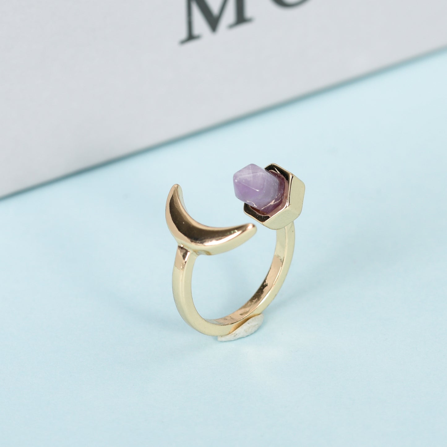 Lunar Amethyst Ring