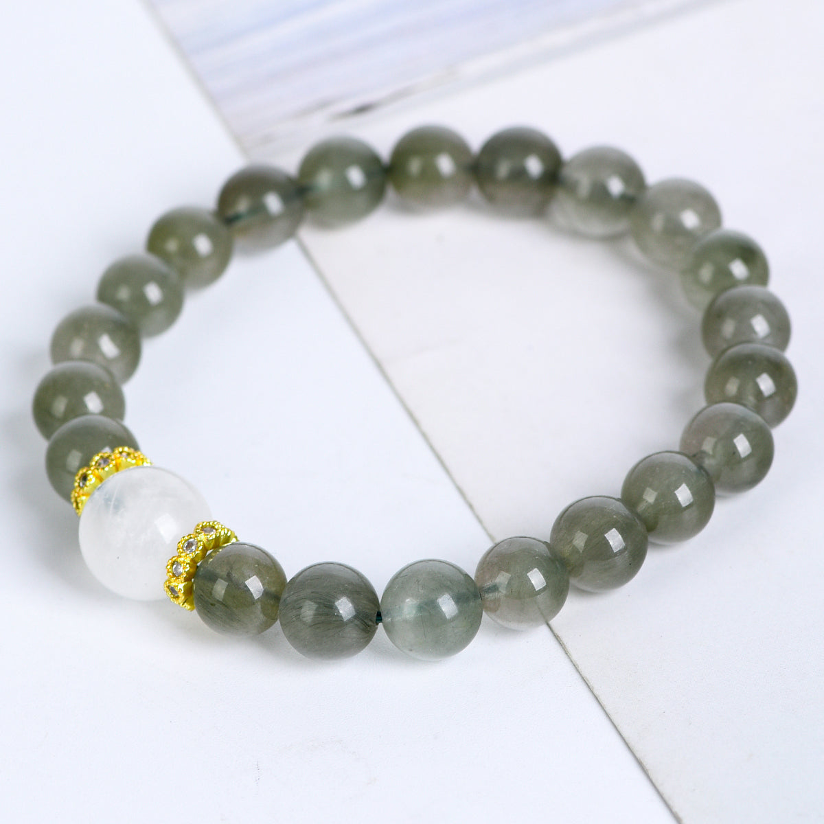 Green Rutilated Bracelet