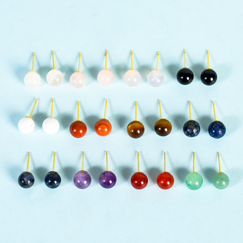 8mm Bead Earring