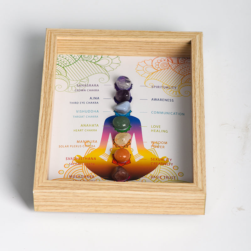 Seven Chakras Glowing Frame