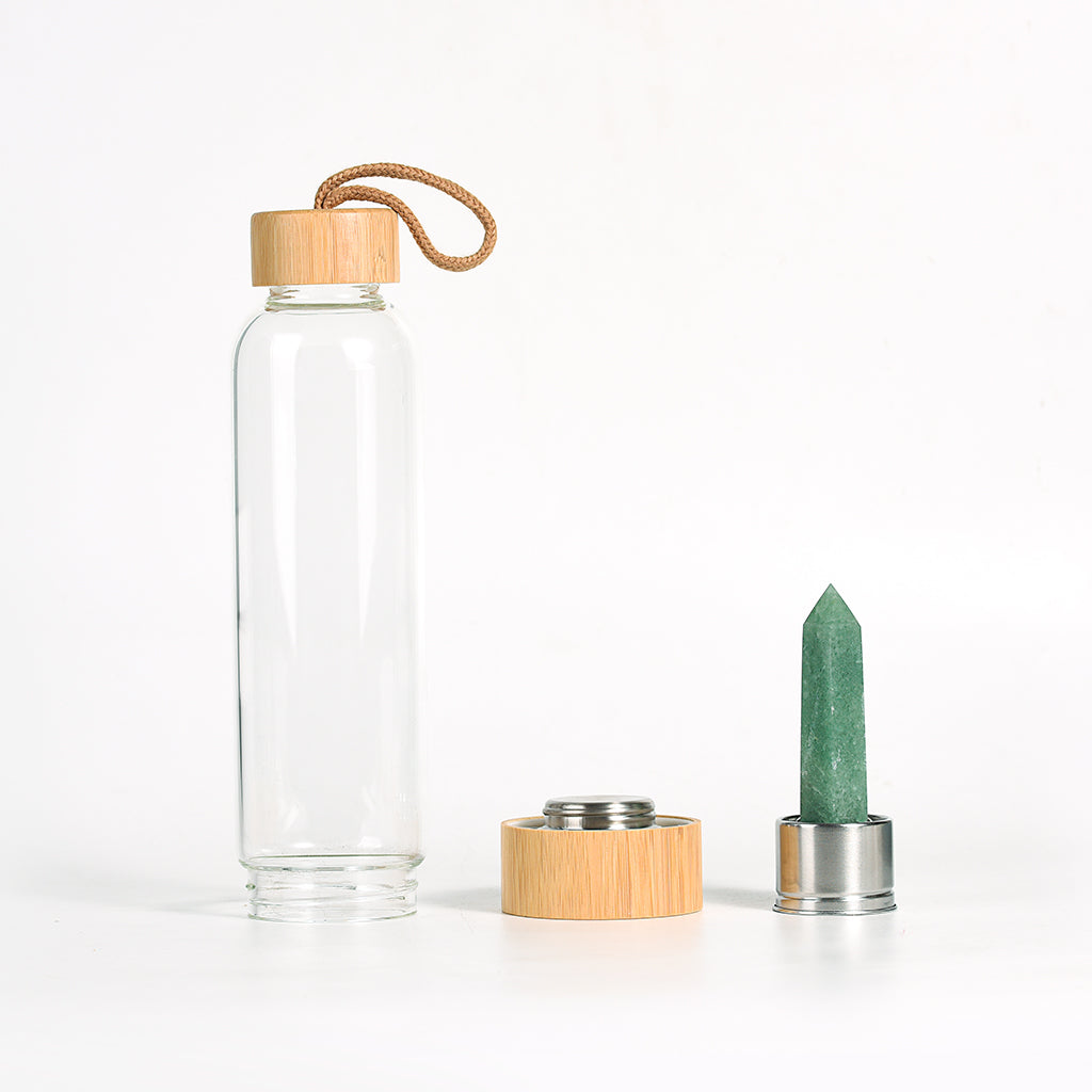 Tower Energy Water Bottle（Wooden Cap）