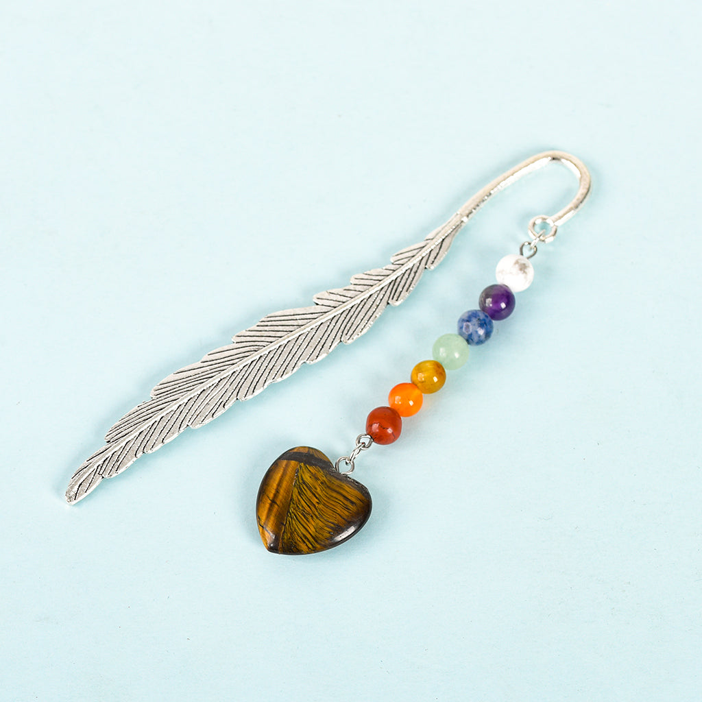 Seven Chakra Heart Bookmark