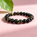 Golden Obsidian  Beaded Bracelet