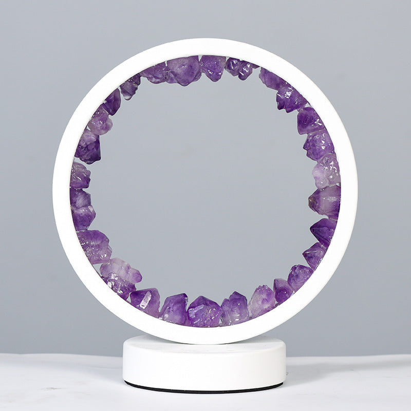 Round Heart Shaped Night Light