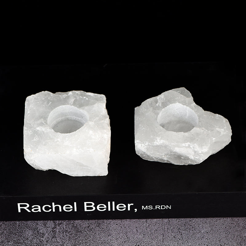 Raw Stone Candle Holder