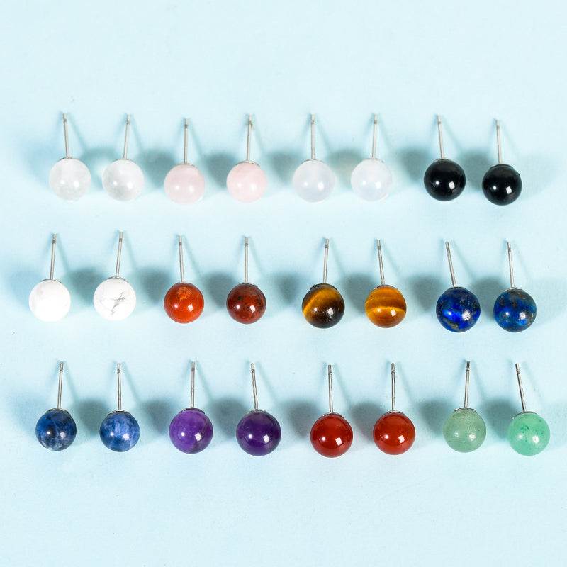 8mm Bead Earring