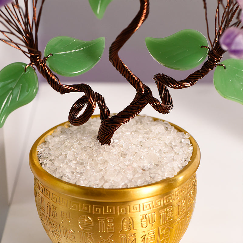 Amethyst Teeth Crystal Tree