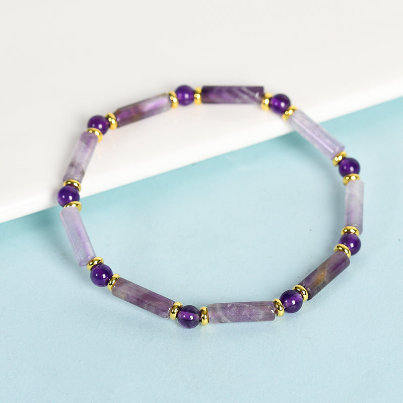 Round tube Beads Bracelet