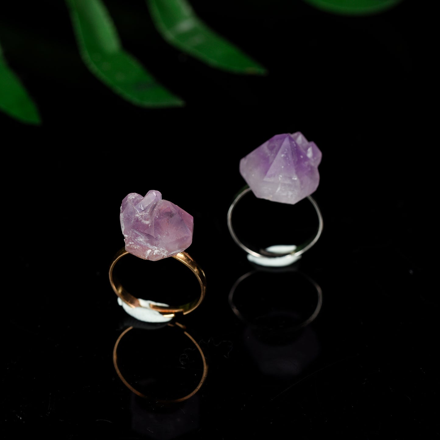 Amethyst Teeth Ring