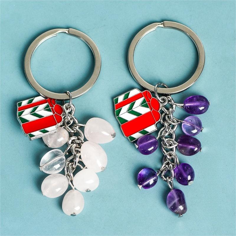 Grape Christmas Keychain