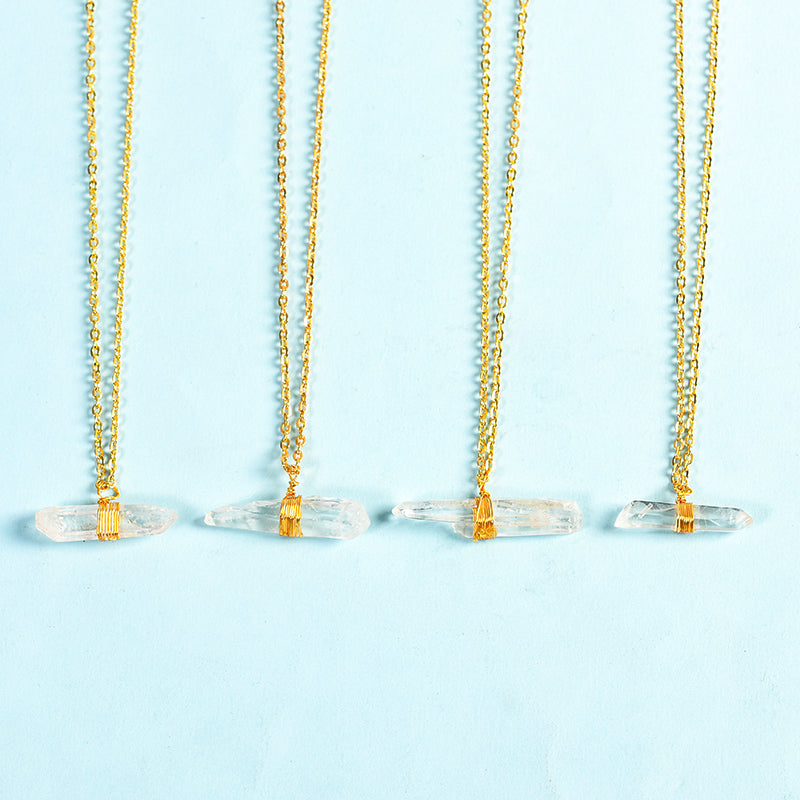 Clear Quartz Winding pendant