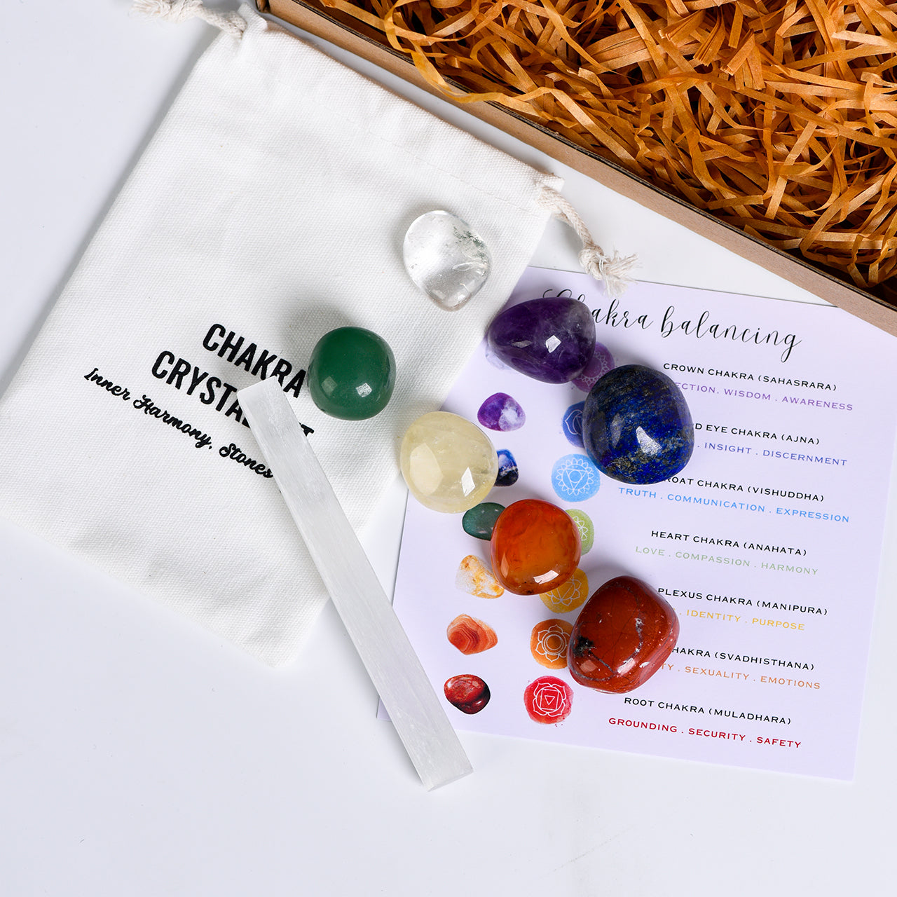 Seven Chakras Tumble Set