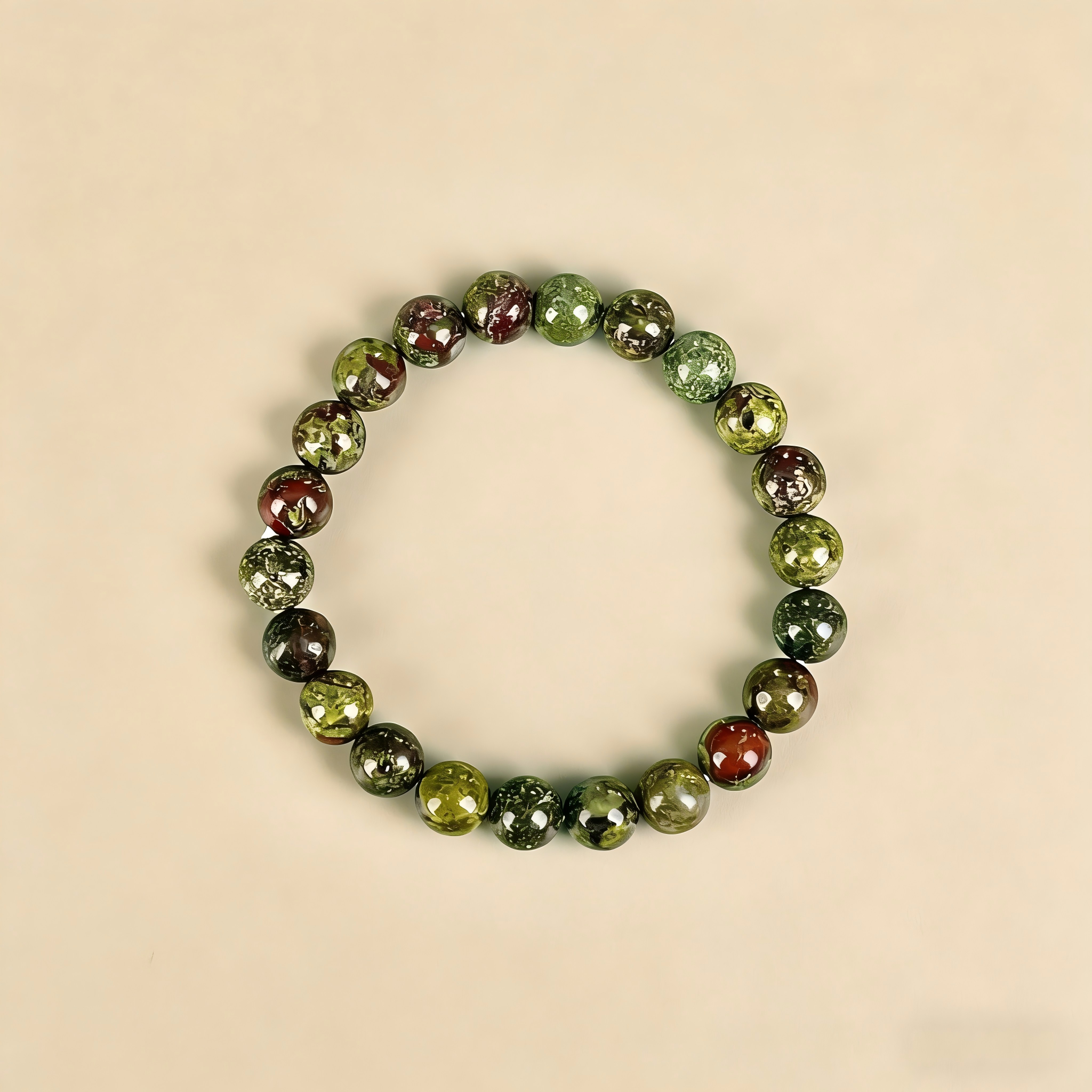 Dragons Blood  Beaded Bracelet