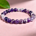 Dream Amethyst  Beaded Bracelet