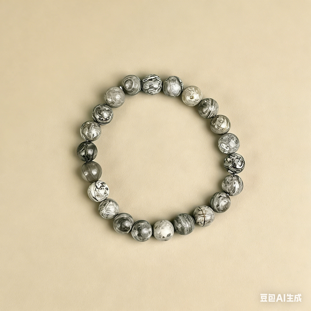 Picasso Jasper  Beaded Bracelet