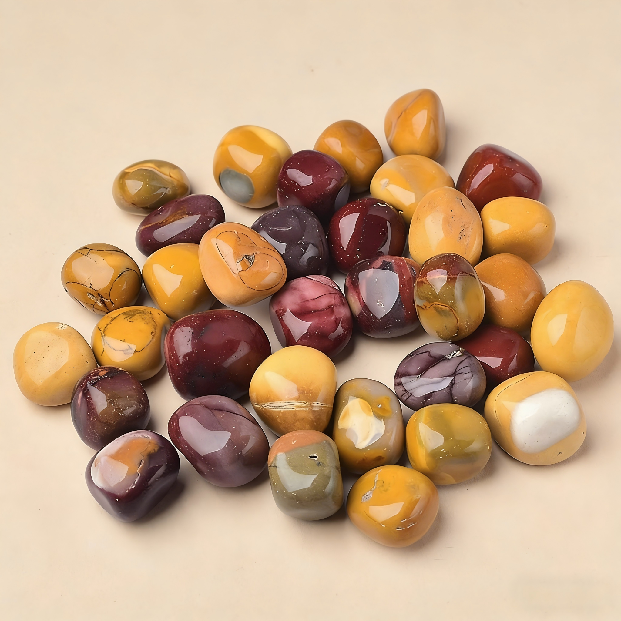 Mookaite Jasper - Tumble & Cube