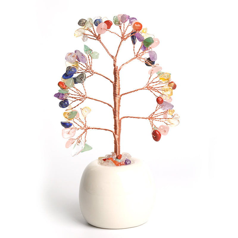 Apple Vase Crystal Tree