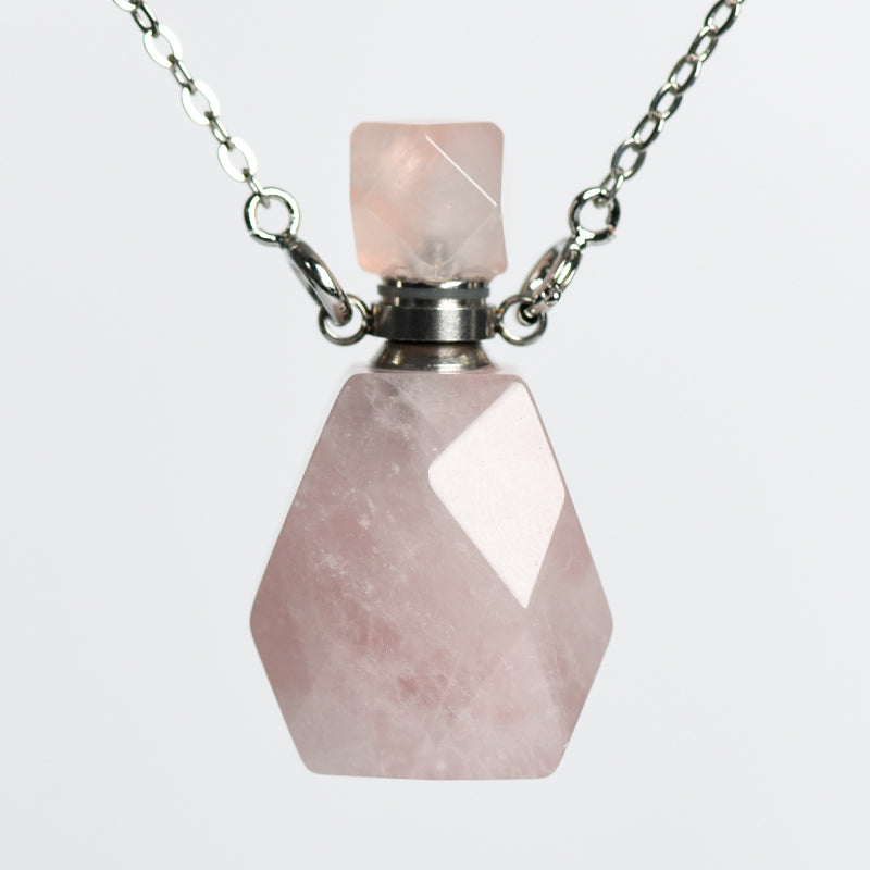 Crystal Perfume Bottle Pendant