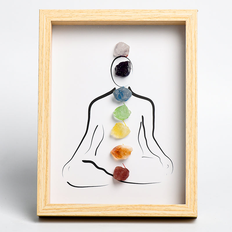 Seven Chakras Glowing Frame