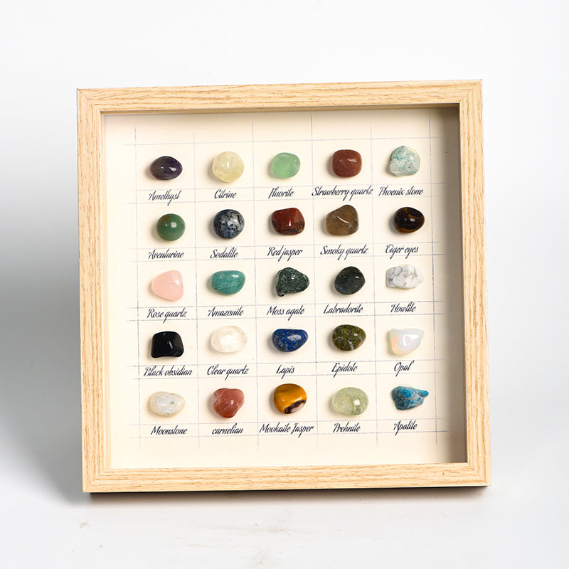 25 Different  Minerals Frame