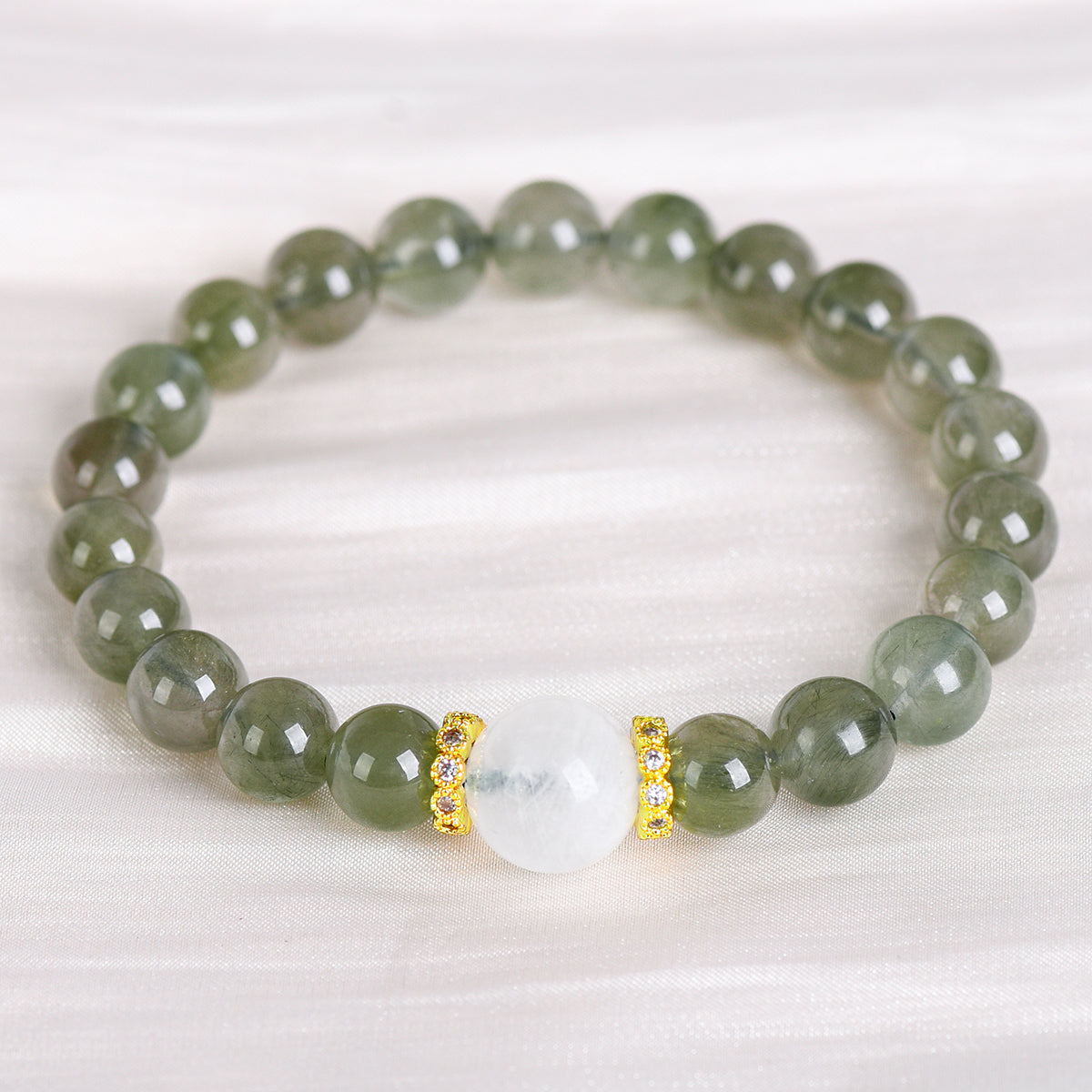 Green Rutilated Bracelet