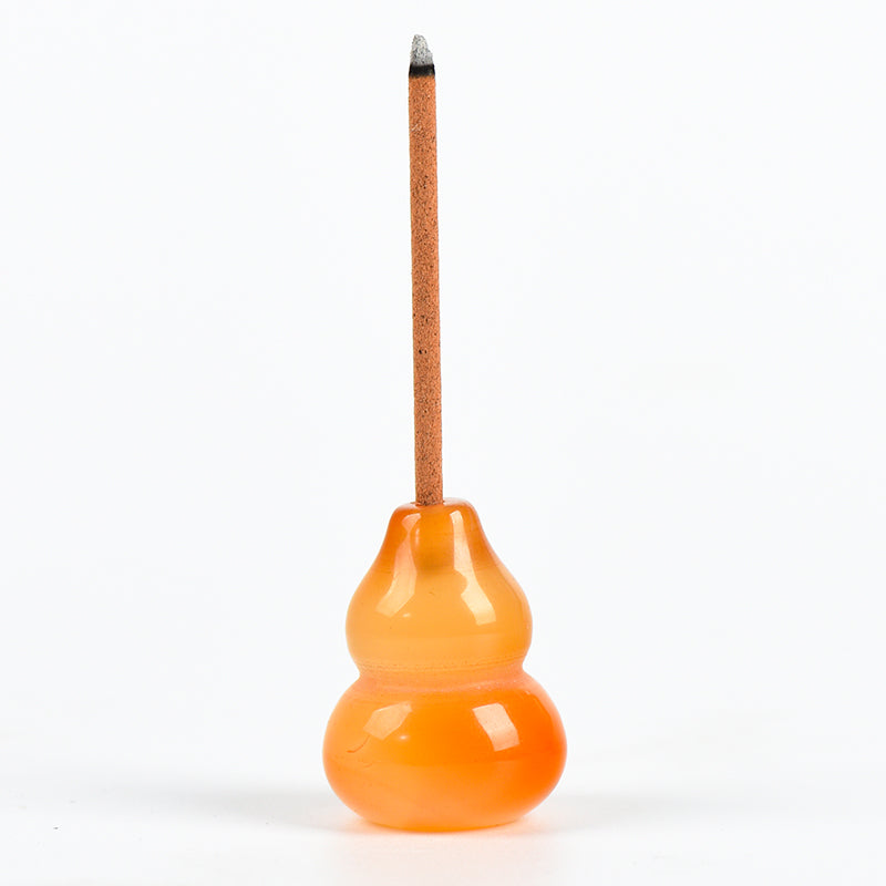 Agate Gourd Incense Holder