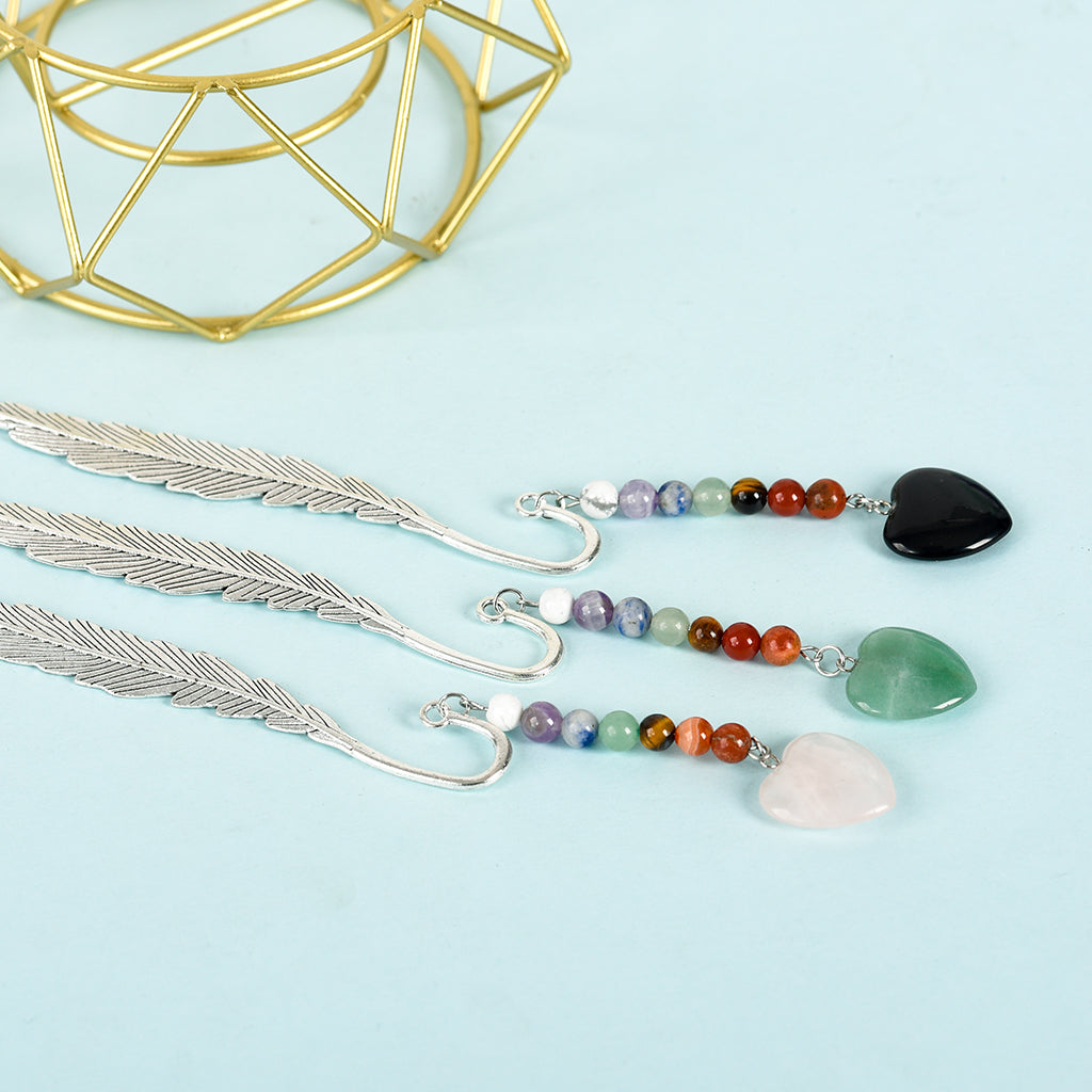 Seven Chakra Heart Bookmark