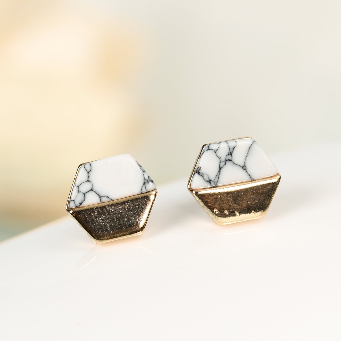 Hexagon Earring